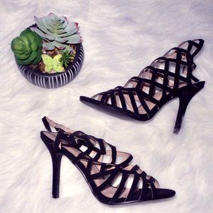 Strappy Open Toe Heels